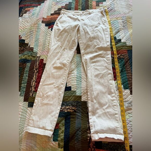 Anthropologie Chino Multicolored Pinstriping Size 26 - Picture 1 of 6